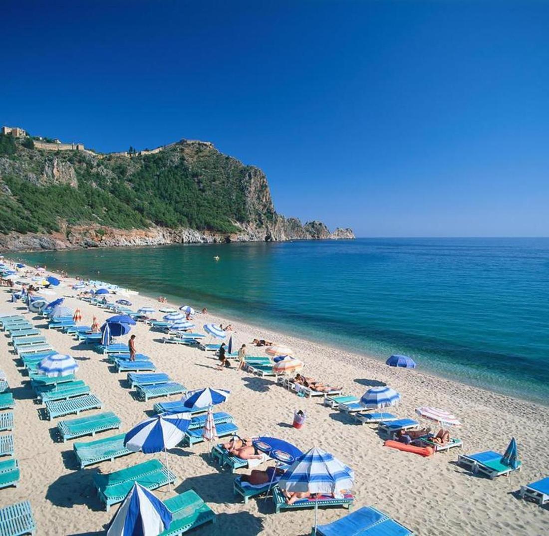 Palm Beach Cleopatra House, Beautiful Private Apartment Just 300 Meters To Cleopatra Beach 14 With Umbrellas, Bikes And Many Extras Included! アランヤ エクステリア 写真
